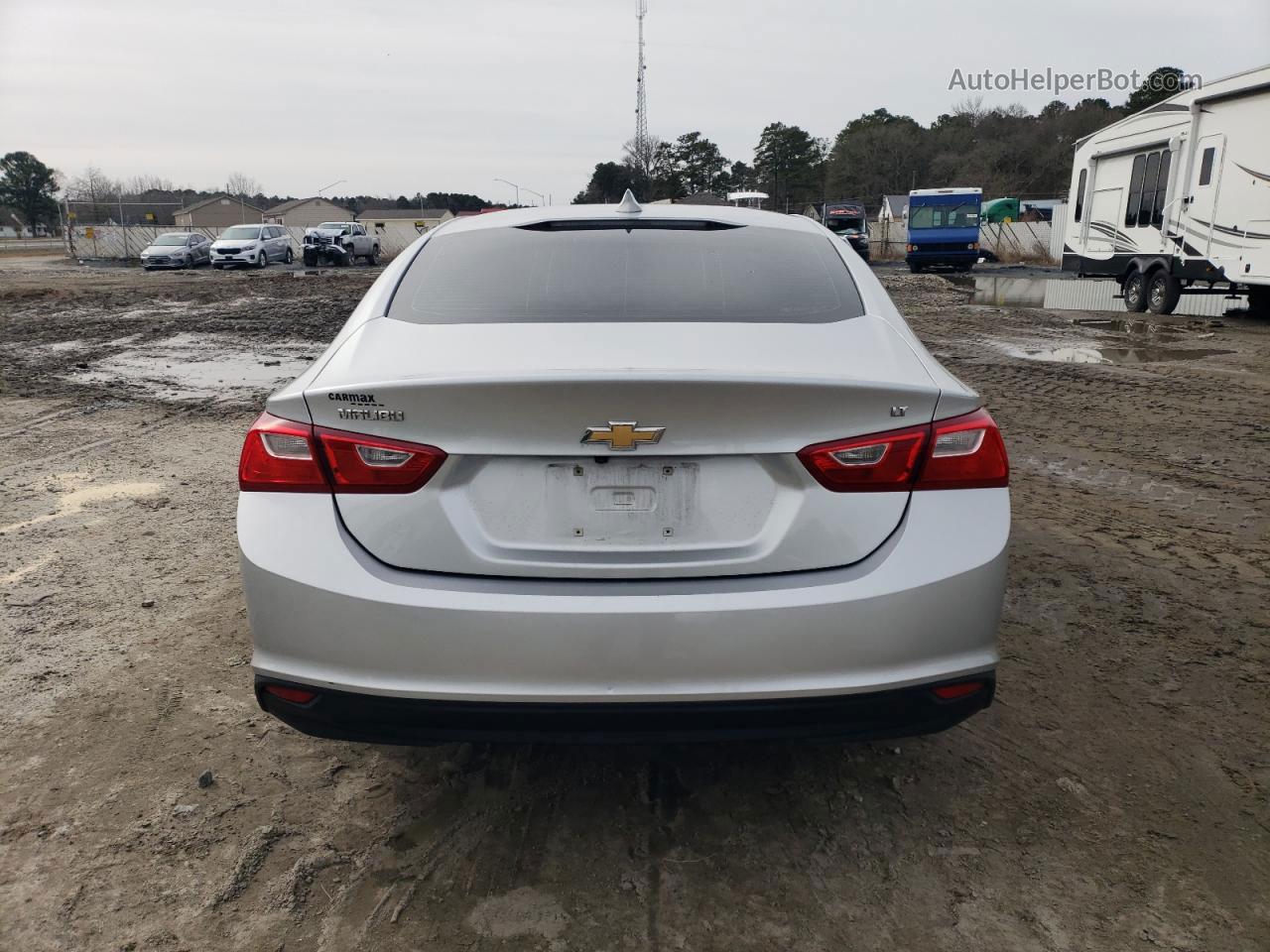 2017 Chevrolet Malibu Lt Silver vin: 1G1ZE5ST4HF206324