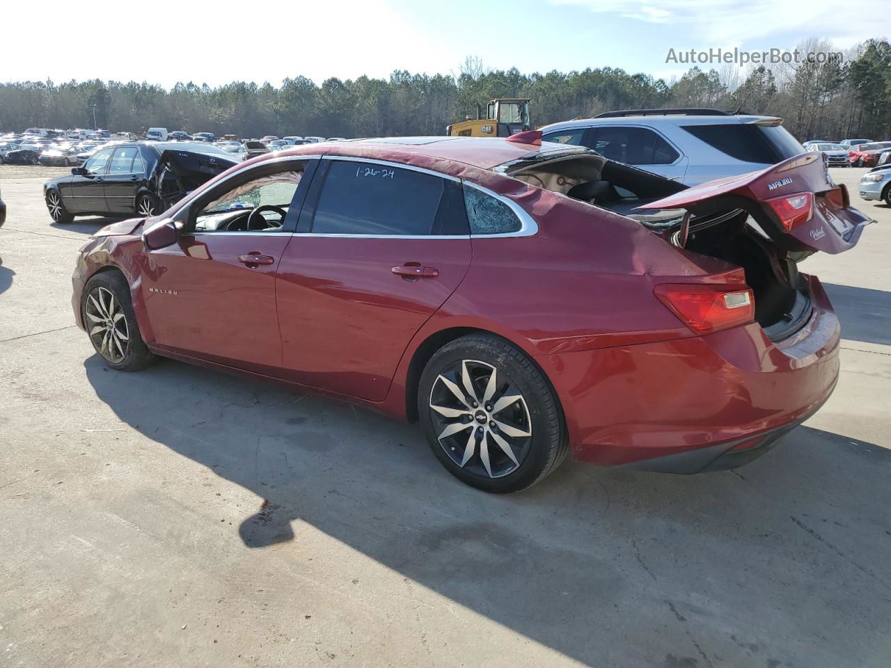 2017 Chevrolet Malibu Lt Maroon vin: 1G1ZE5ST4HF213094