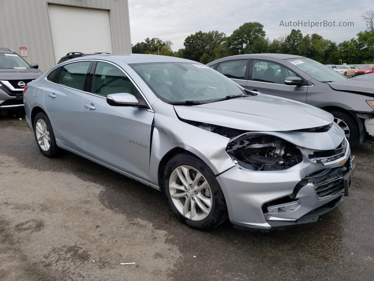 2017 Chevrolet Malibu Lt Синий vin: 1G1ZE5ST4HF228047