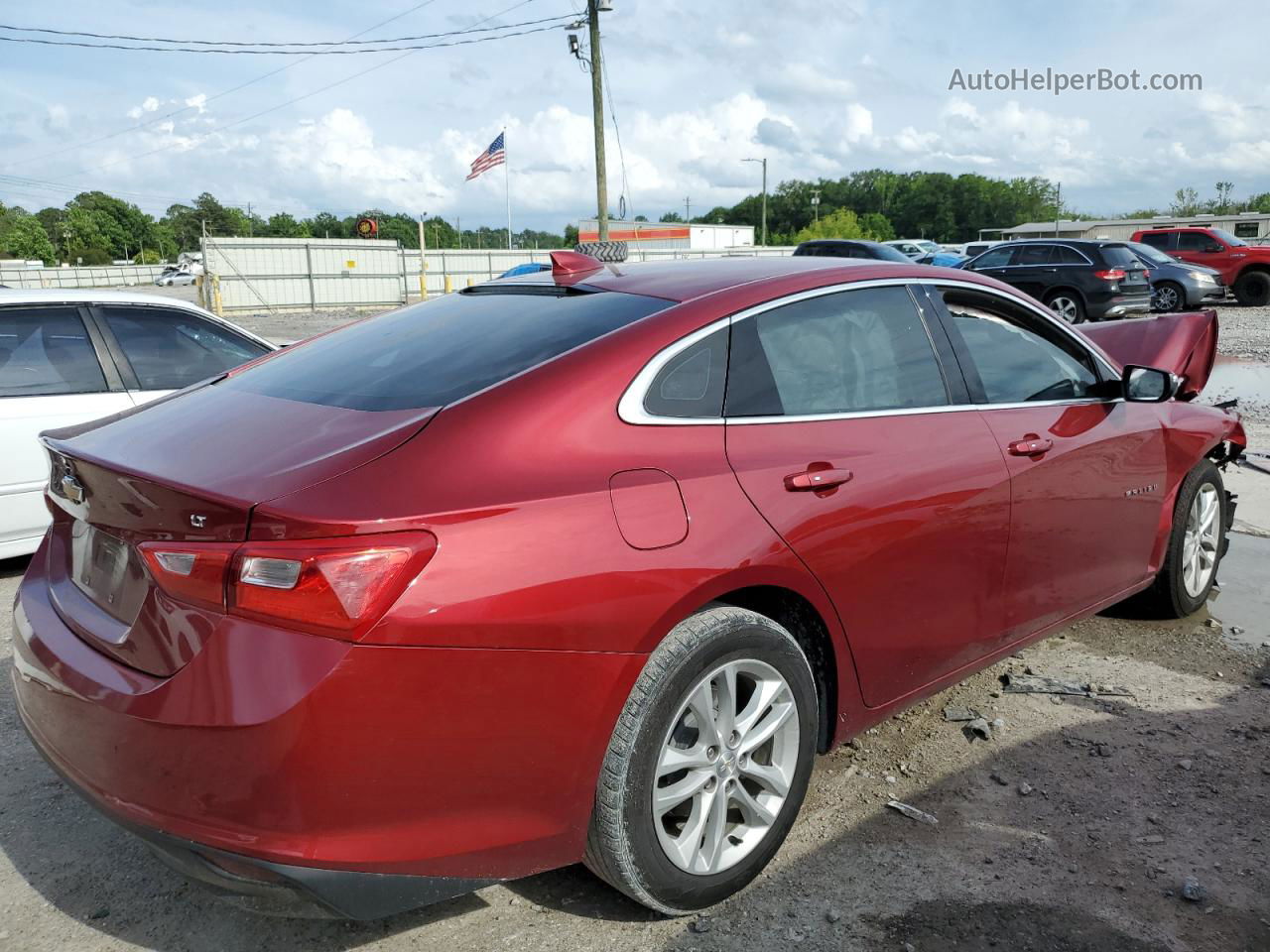 2017 Chevrolet Malibu Lt Red vin: 1G1ZE5ST4HF239839