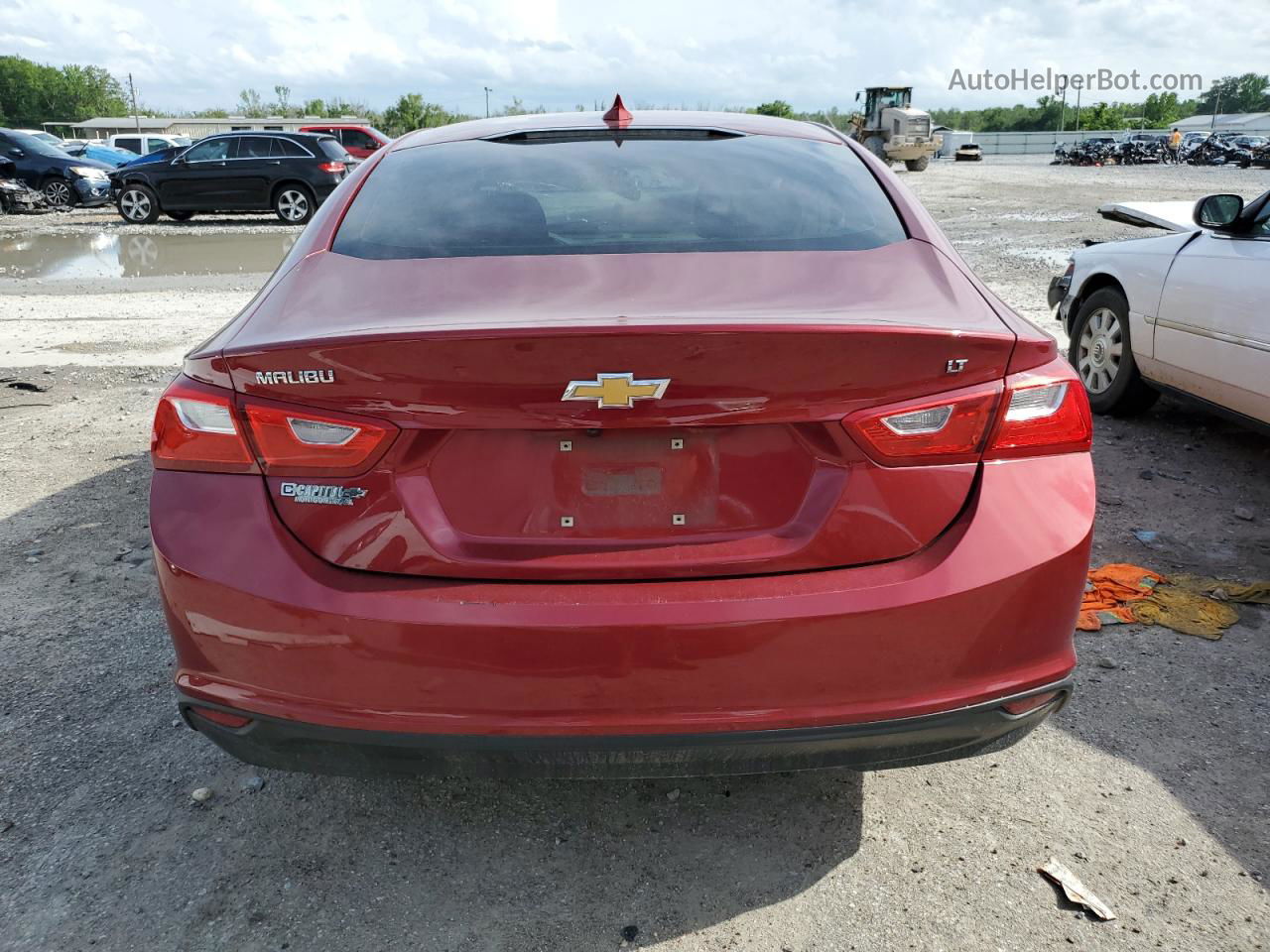 2017 Chevrolet Malibu Lt Red vin: 1G1ZE5ST4HF239839