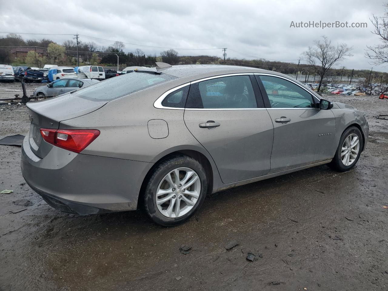 2017 Chevrolet Malibu Lt Желто-коричневый vin: 1G1ZE5ST4HF262182