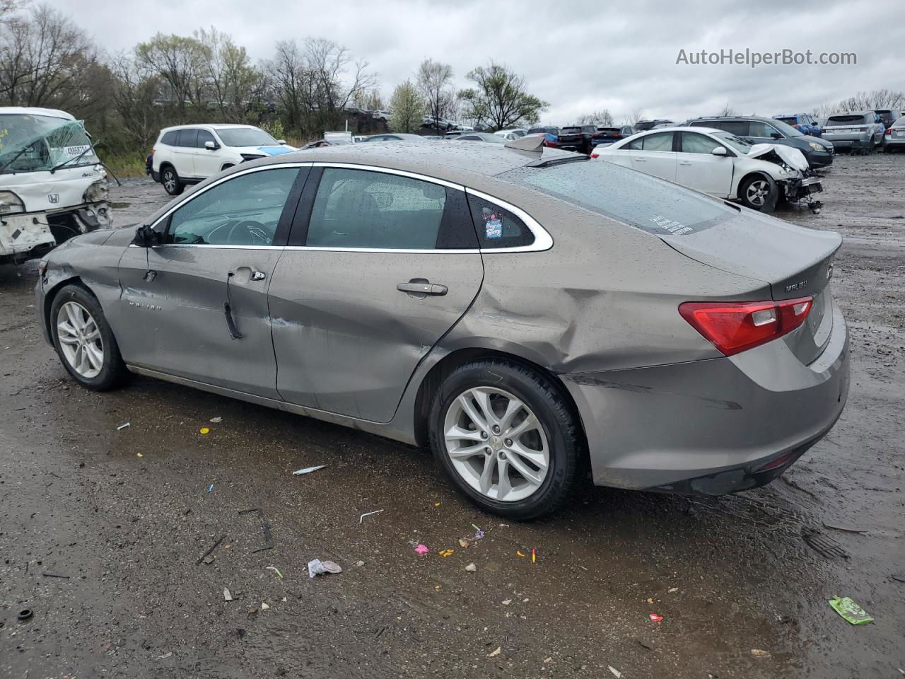 2017 Chevrolet Malibu Lt Желто-коричневый vin: 1G1ZE5ST4HF262182