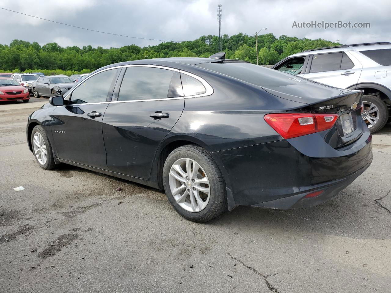 2017 Chevrolet Malibu Lt Black vin: 1G1ZE5ST5HF126157