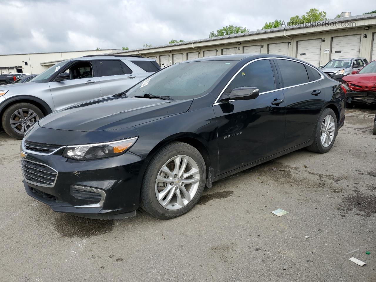 2017 Chevrolet Malibu Lt Black vin: 1G1ZE5ST5HF126157