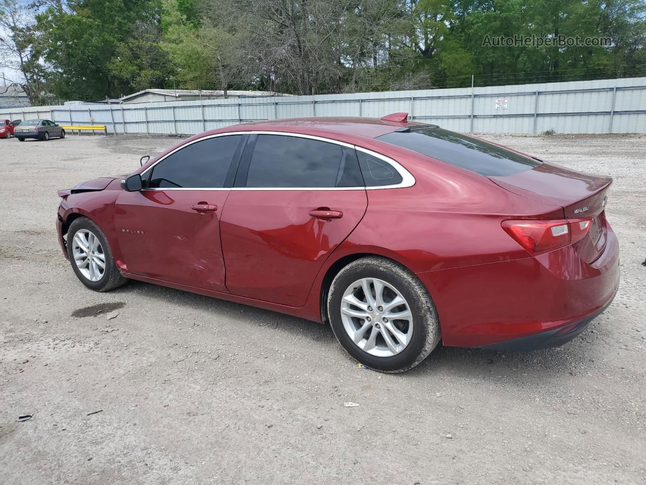 2017 Chevrolet Malibu Lt Red vin: 1G1ZE5ST5HF142407