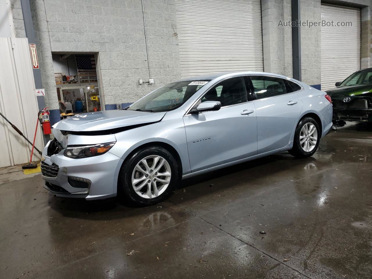 2017 Chevrolet Malibu Lt Blue vin: 1G1ZE5ST5HF155724