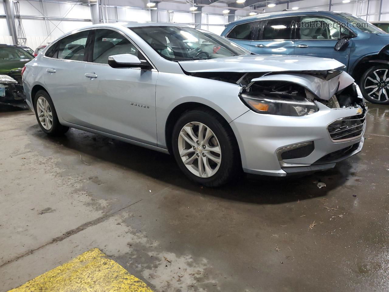 2017 Chevrolet Malibu Lt Blue vin: 1G1ZE5ST5HF155724