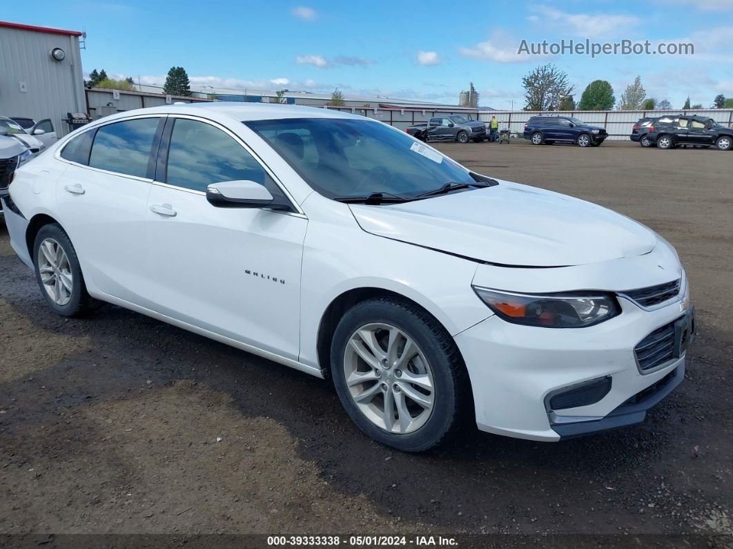 2017 Chevrolet Malibu 1lt Белый vin: 1G1ZE5ST5HF191056