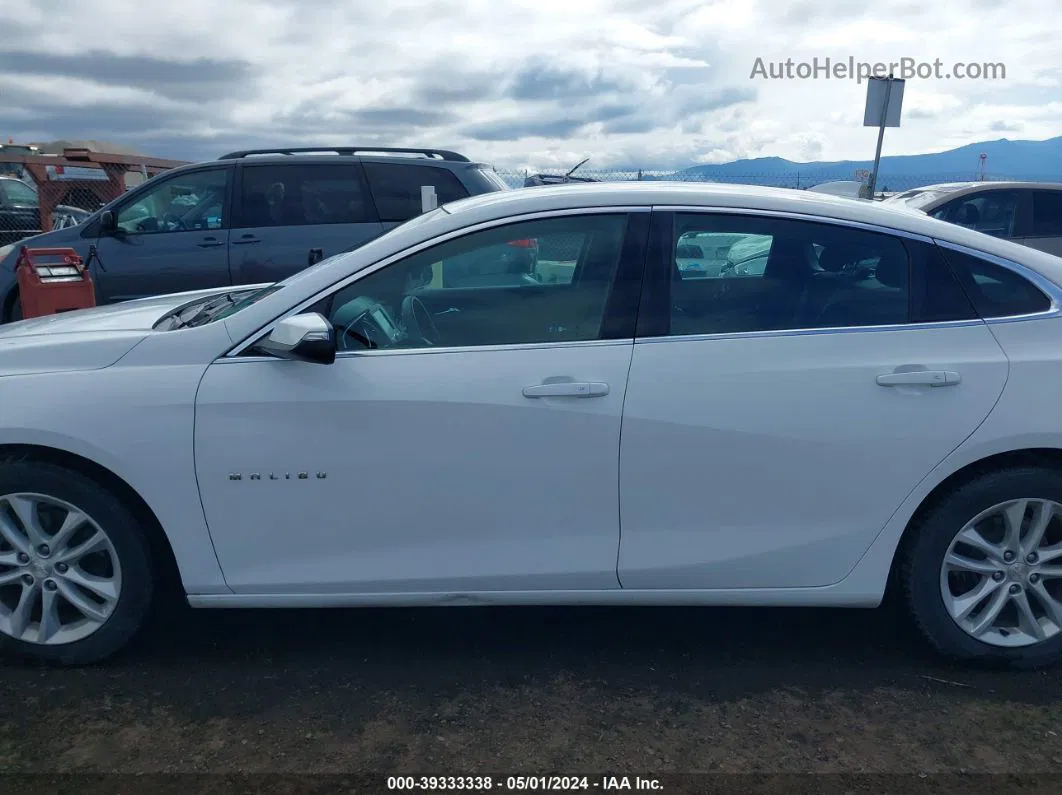 2017 Chevrolet Malibu 1lt White vin: 1G1ZE5ST5HF191056