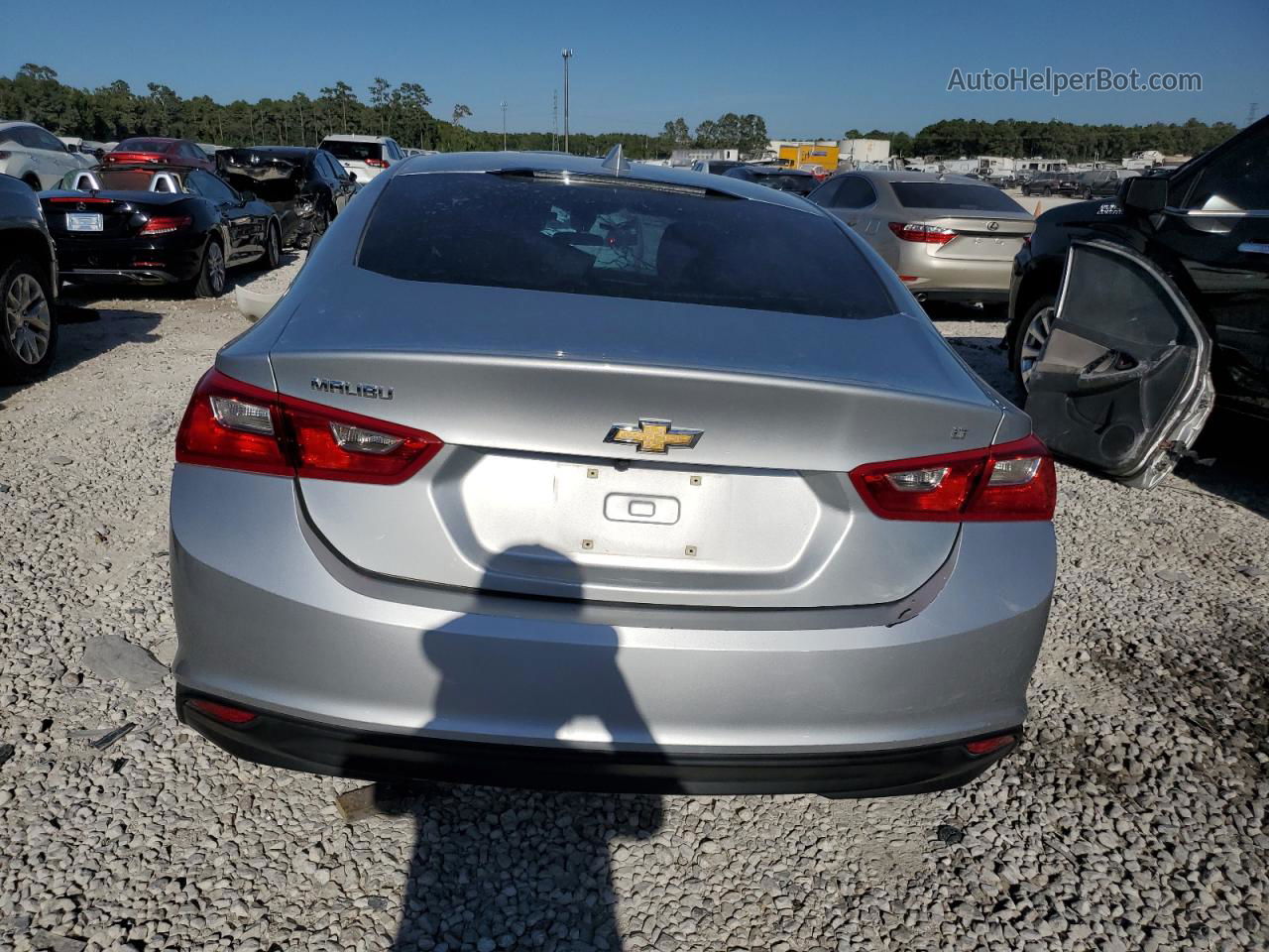 2017 Chevrolet Malibu Lt Silver vin: 1G1ZE5ST5HF191509