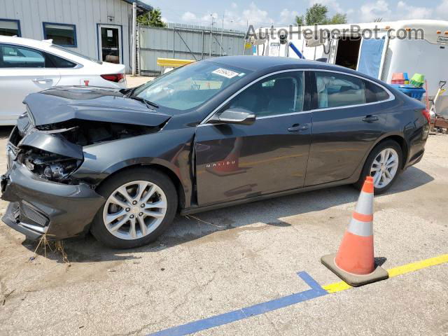 2017 Chevrolet Malibu Lt Gray vin: 1G1ZE5ST5HF195401