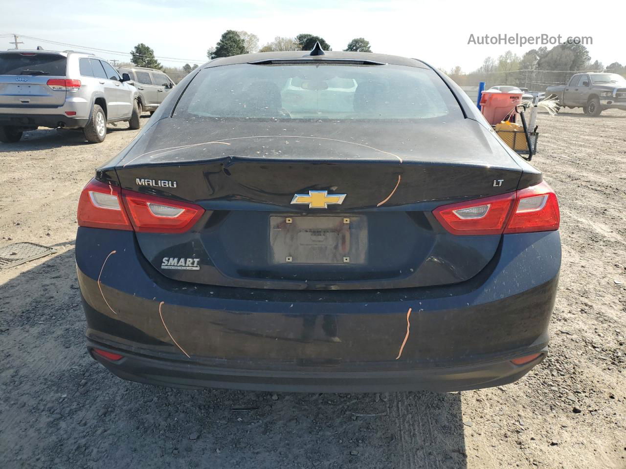 2017 Chevrolet Malibu Lt Black vin: 1G1ZE5ST5HF215016