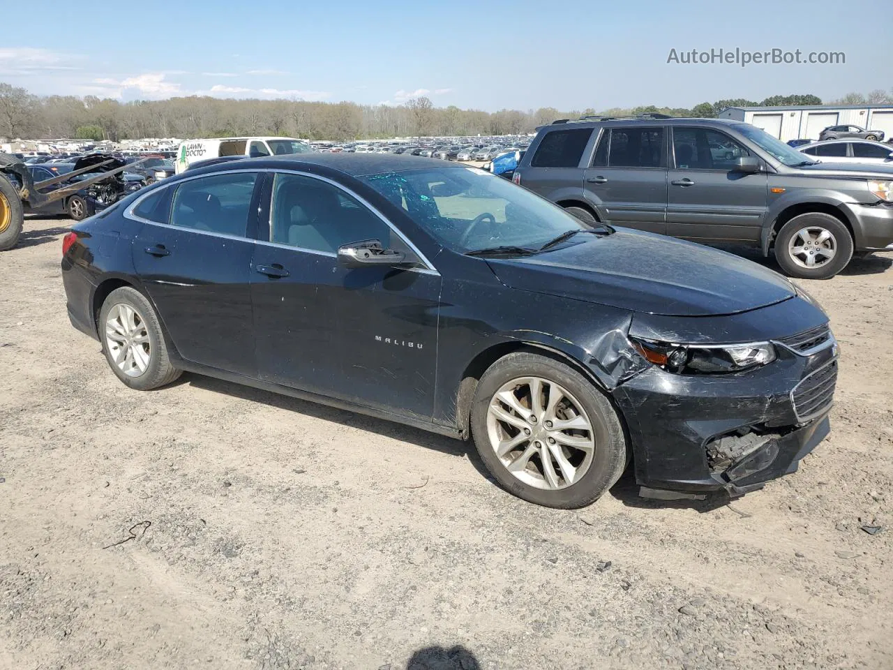 2017 Chevrolet Malibu Lt Черный vin: 1G1ZE5ST5HF215016