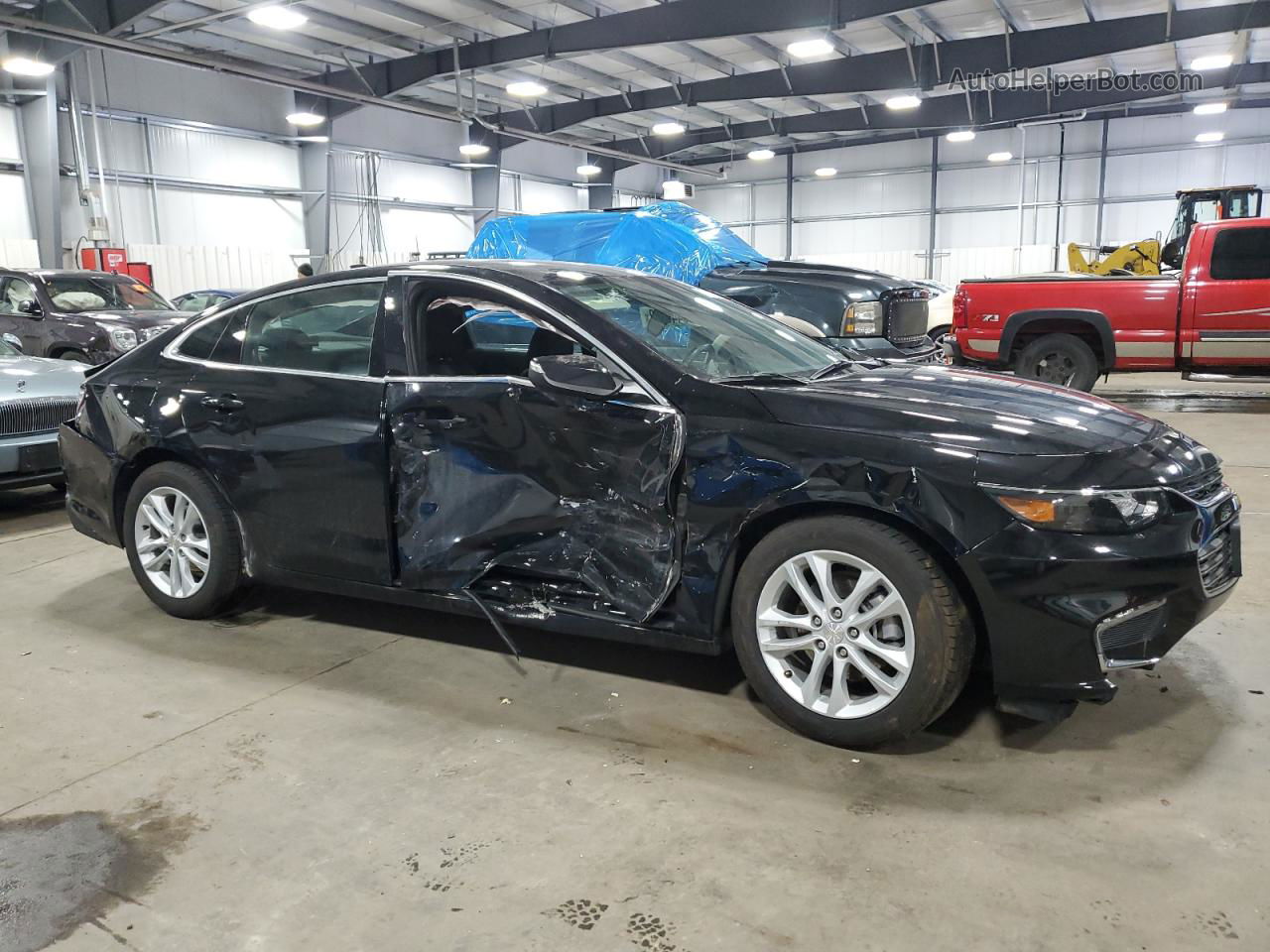 2017 Chevrolet Malibu Lt Black vin: 1G1ZE5ST5HF243477