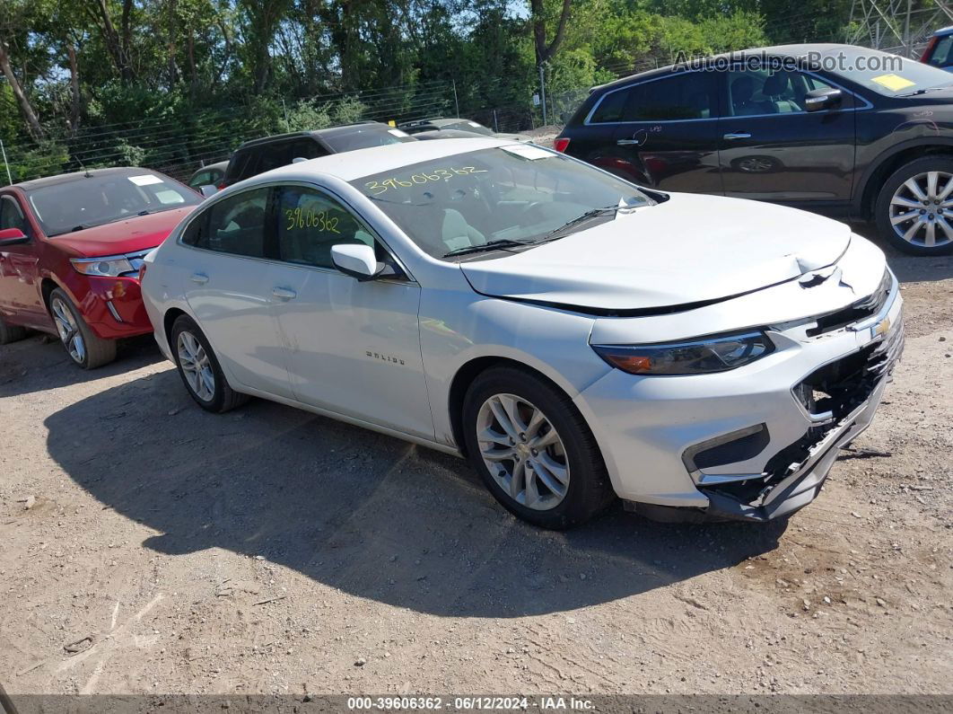 2017 Chevrolet Malibu 1lt White vin: 1G1ZE5ST6HF111120