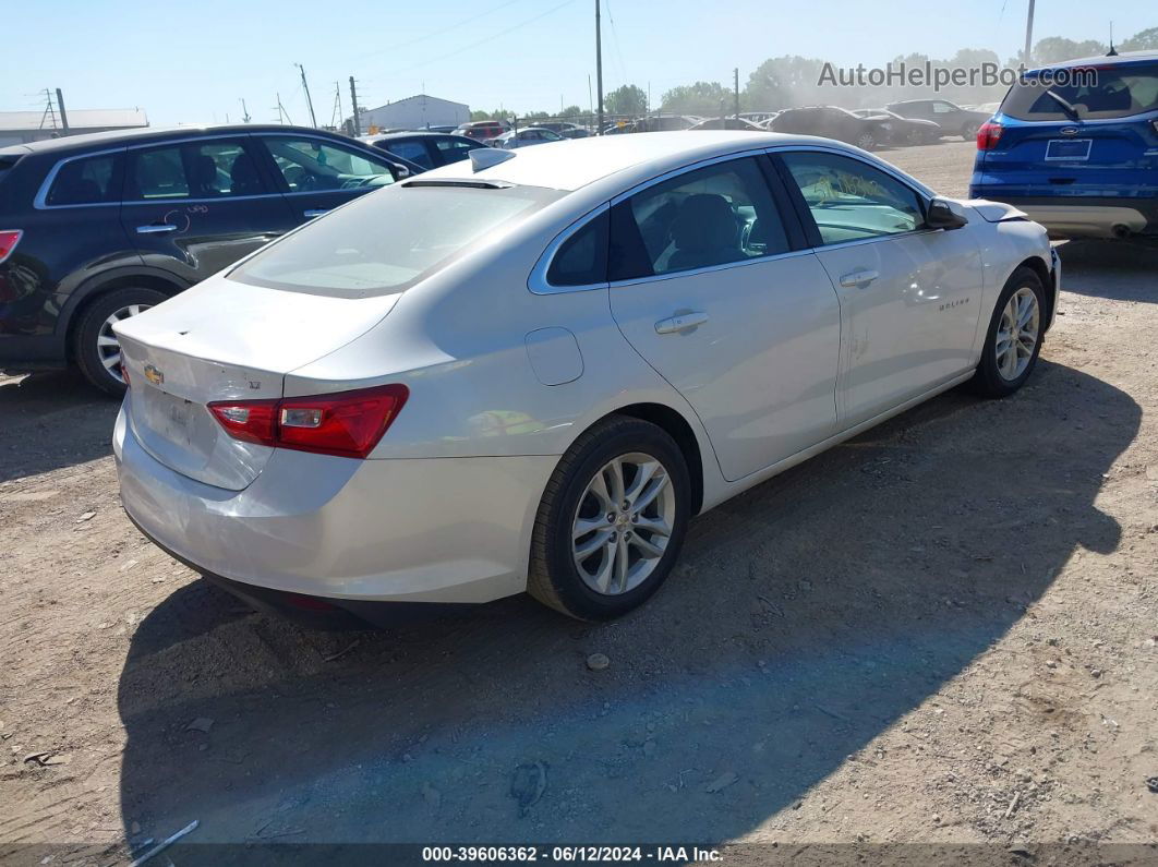 2017 Chevrolet Malibu 1lt White vin: 1G1ZE5ST6HF111120