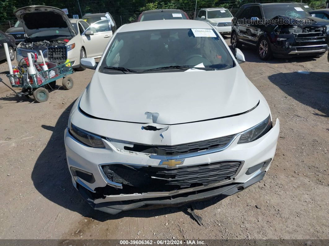 2017 Chevrolet Malibu 1lt White vin: 1G1ZE5ST6HF111120