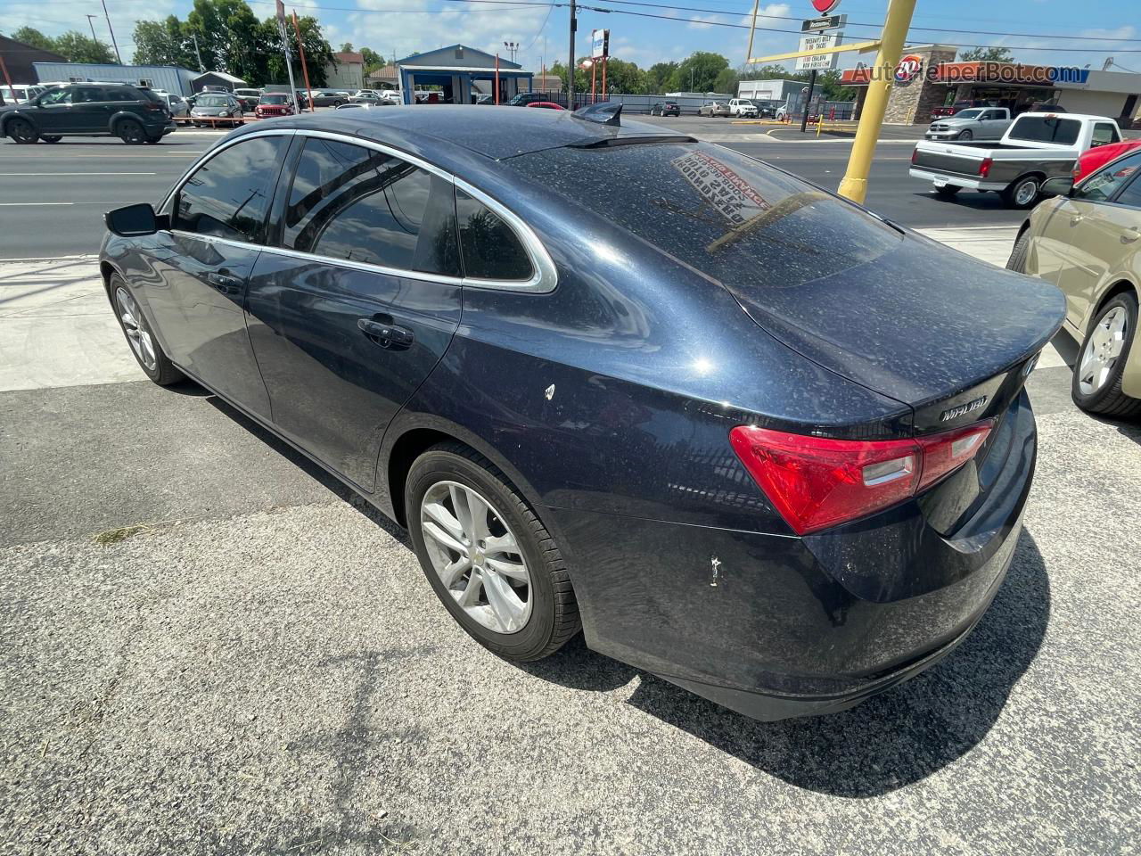 2017 Chevrolet Malibu Lt Синий vin: 1G1ZE5ST6HF120089