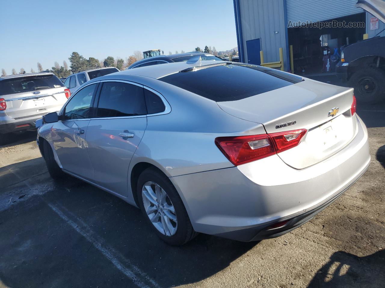 2017 Chevrolet Malibu Lt Silver vin: 1G1ZE5ST6HF131397