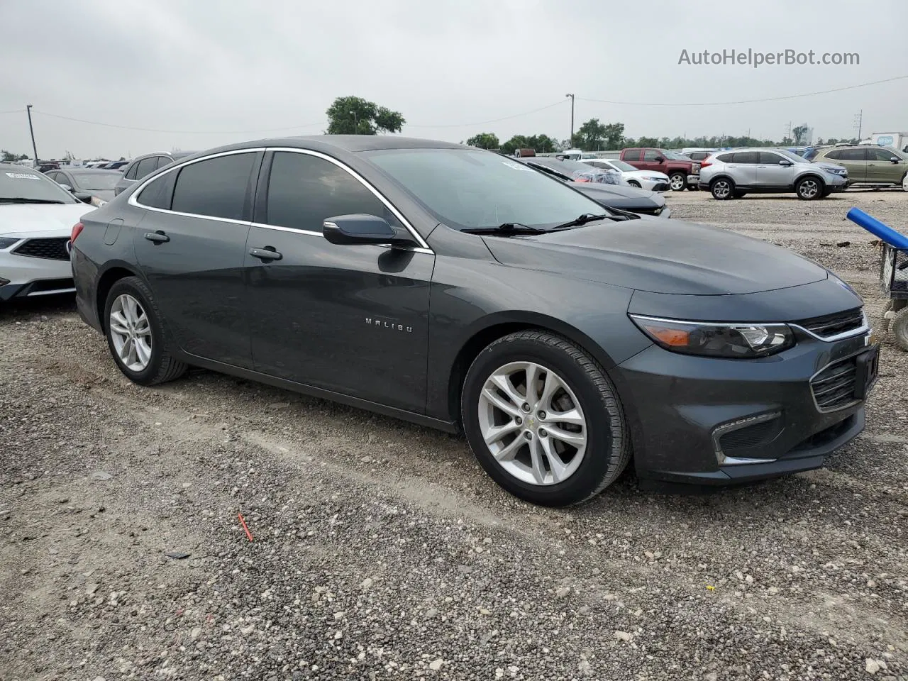 2017 Chevrolet Malibu Lt Серый vin: 1G1ZE5ST6HF138642