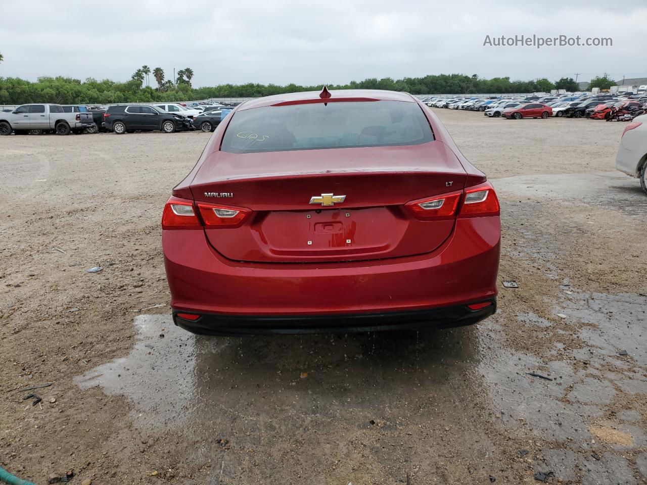 2017 Chevrolet Malibu Lt Burgundy vin: 1G1ZE5ST6HF145039