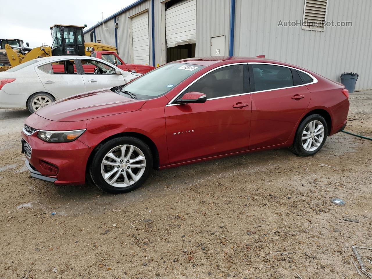 2017 Chevrolet Malibu Lt Burgundy vin: 1G1ZE5ST6HF145039