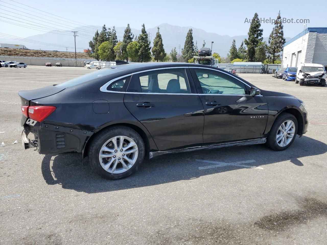 2017 Chevrolet Malibu Lt Black vin: 1G1ZE5ST6HF154419