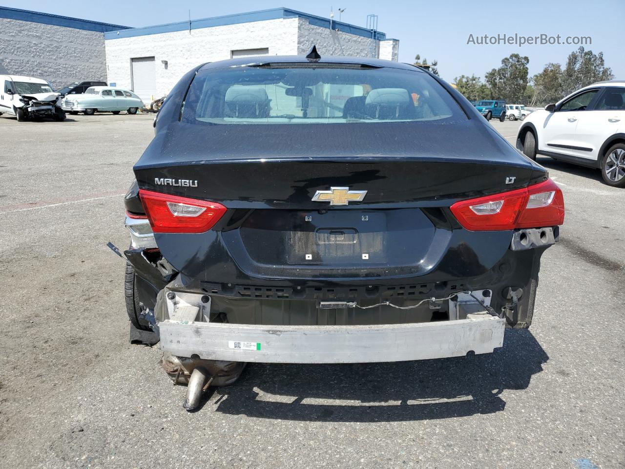 2017 Chevrolet Malibu Lt Black vin: 1G1ZE5ST6HF154419