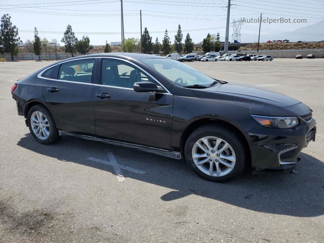 2017 Chevrolet Malibu Lt Black vin: 1G1ZE5ST6HF154419