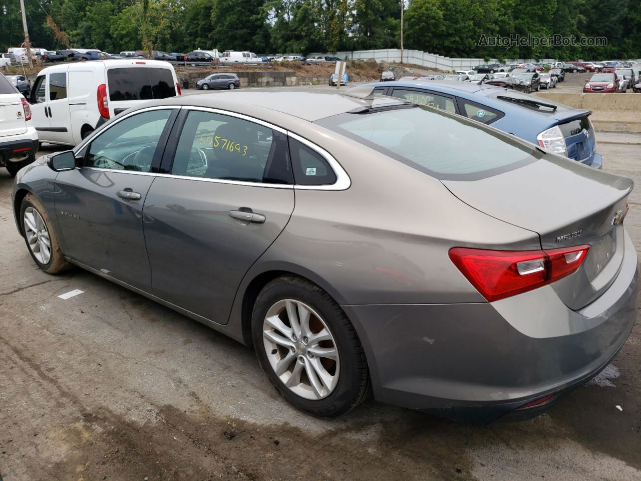 2017 Chevrolet Malibu Lt Серый vin: 1G1ZE5ST6HF202369