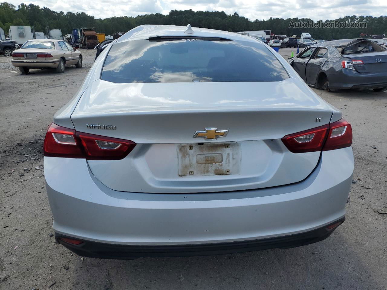 2017 Chevrolet Malibu Lt Silver vin: 1G1ZE5ST6HF204574