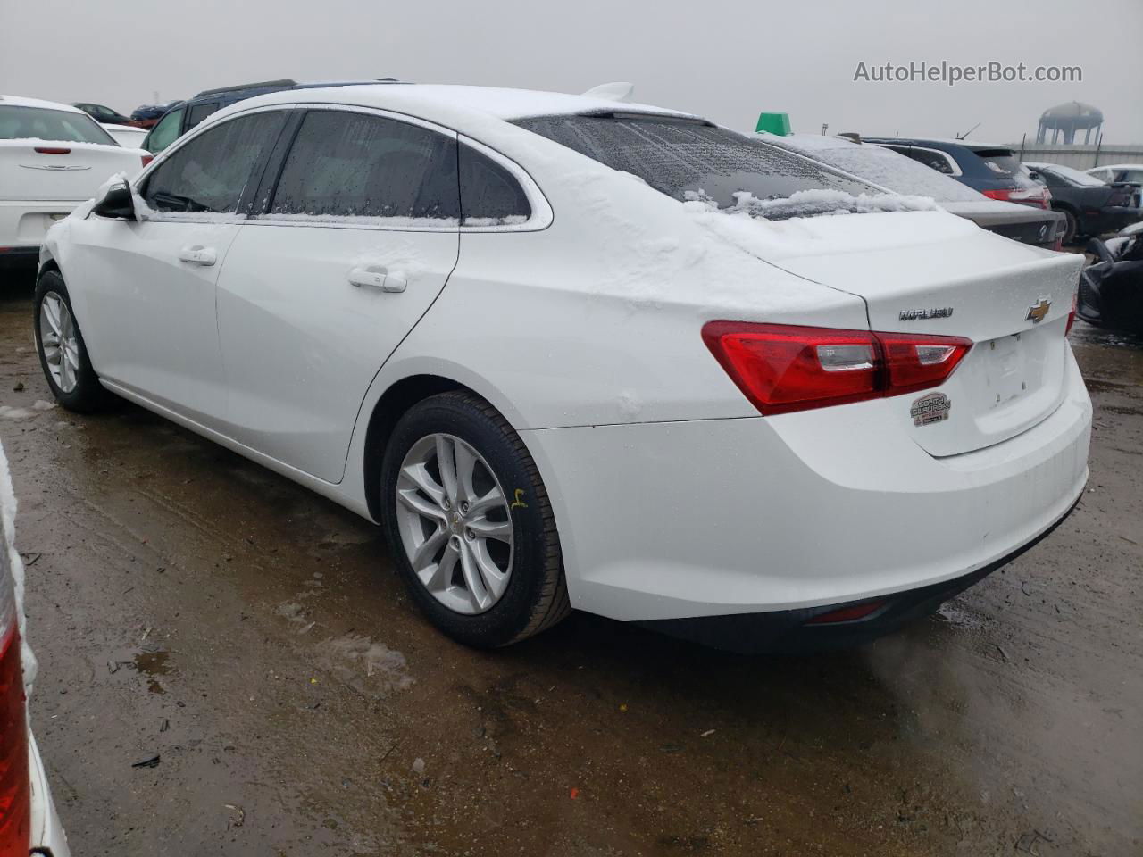 2017 Chevrolet Malibu Lt White vin: 1G1ZE5ST6HF243259