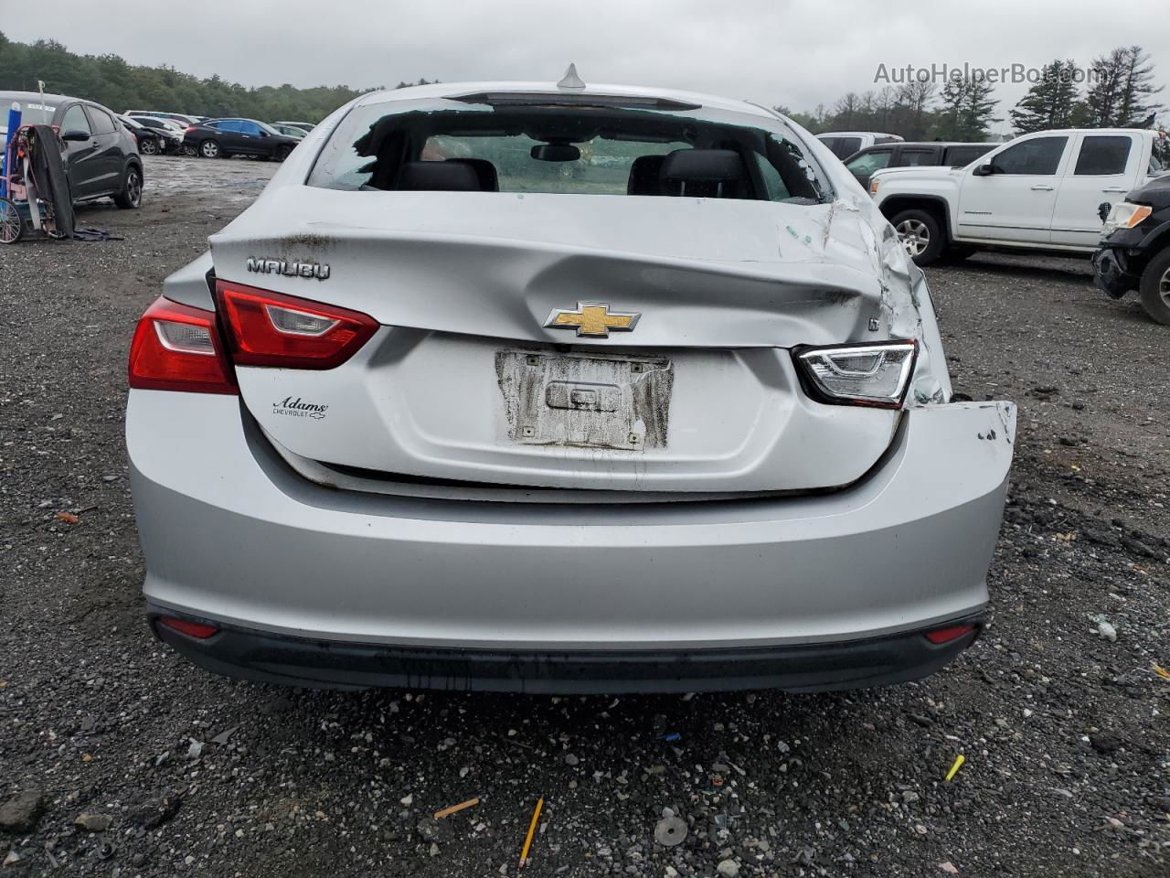 2017 Chevrolet Malibu Lt Silver vin: 1G1ZE5ST6HF247098