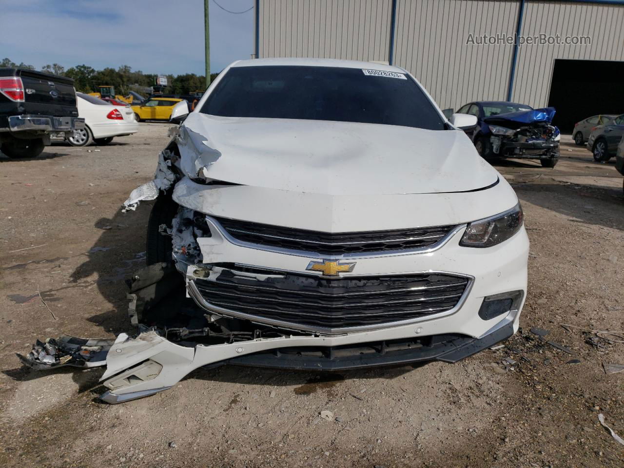 2017 Chevrolet Malibu Lt White vin: 1G1ZE5ST6HF260854