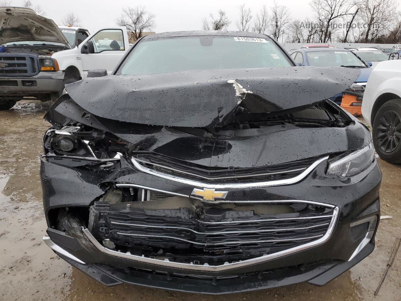 2017 Chevrolet Malibu Lt Black vin: 1G1ZE5ST6HF292008