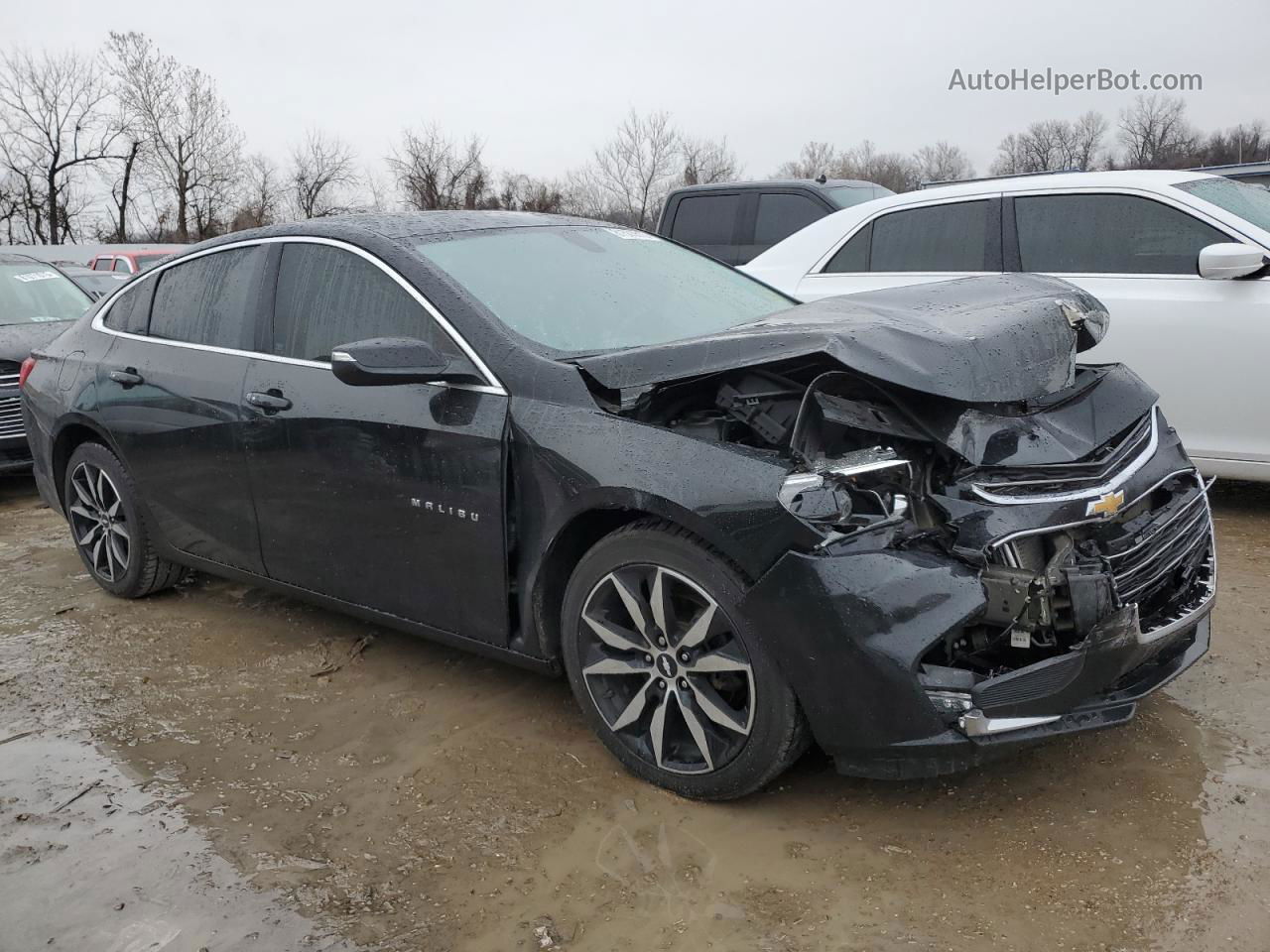 2017 Chevrolet Malibu Lt Black vin: 1G1ZE5ST6HF292008