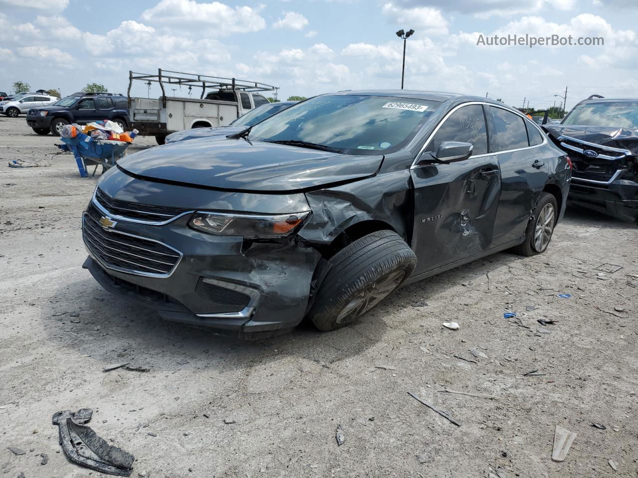 2017 Chevrolet Malibu Lt Угольный vin: 1G1ZE5ST7HF113605