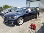 2017 Chevrolet Malibu Lt Синий vin: 1G1ZE5ST7HF118819