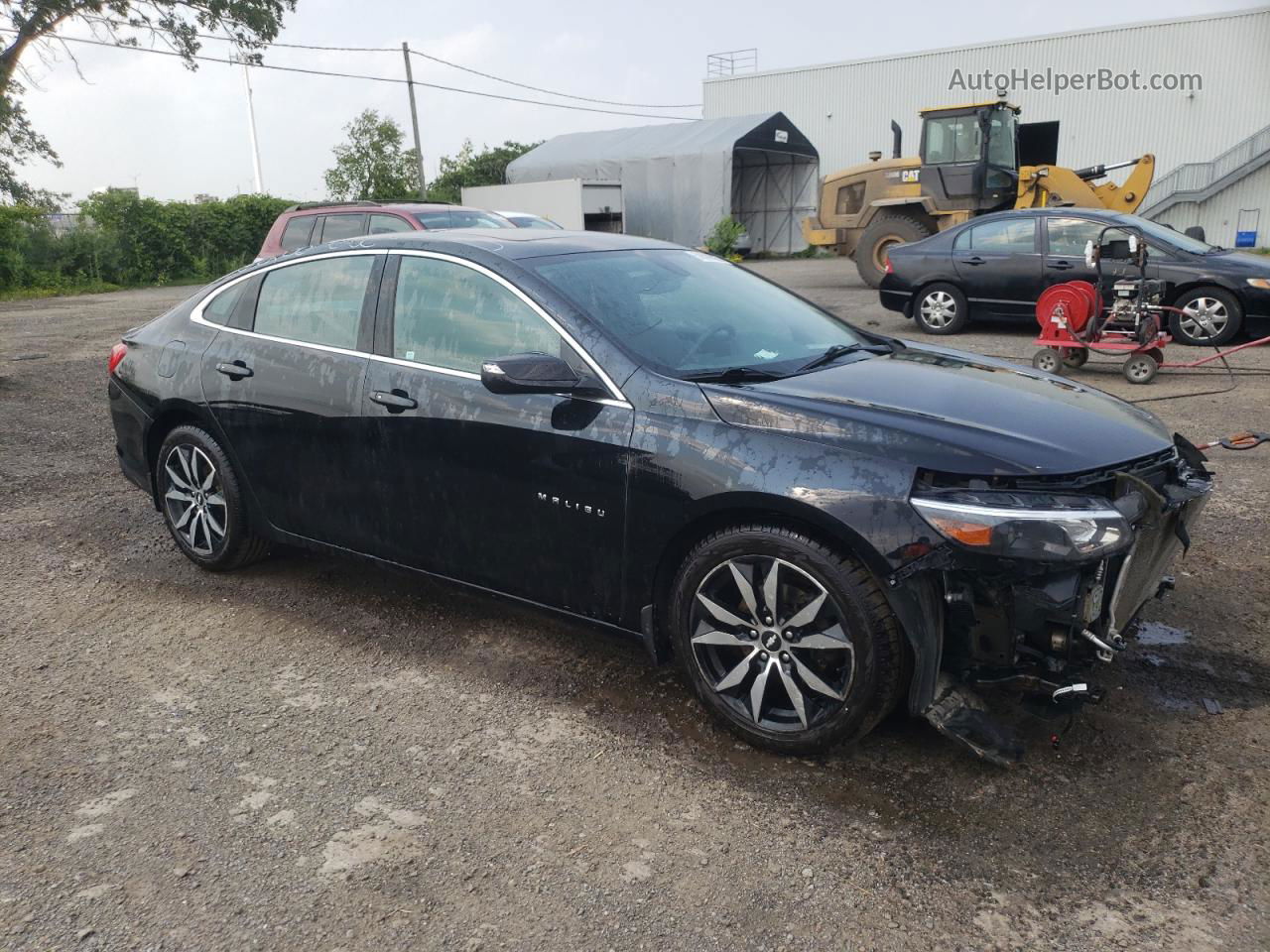 2017 Chevrolet Malibu Lt Черный vin: 1G1ZE5ST7HF136205