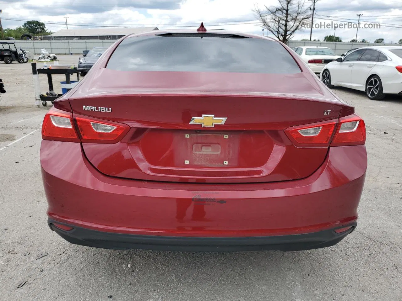 2017 Chevrolet Malibu Lt Red vin: 1G1ZE5ST7HF144966