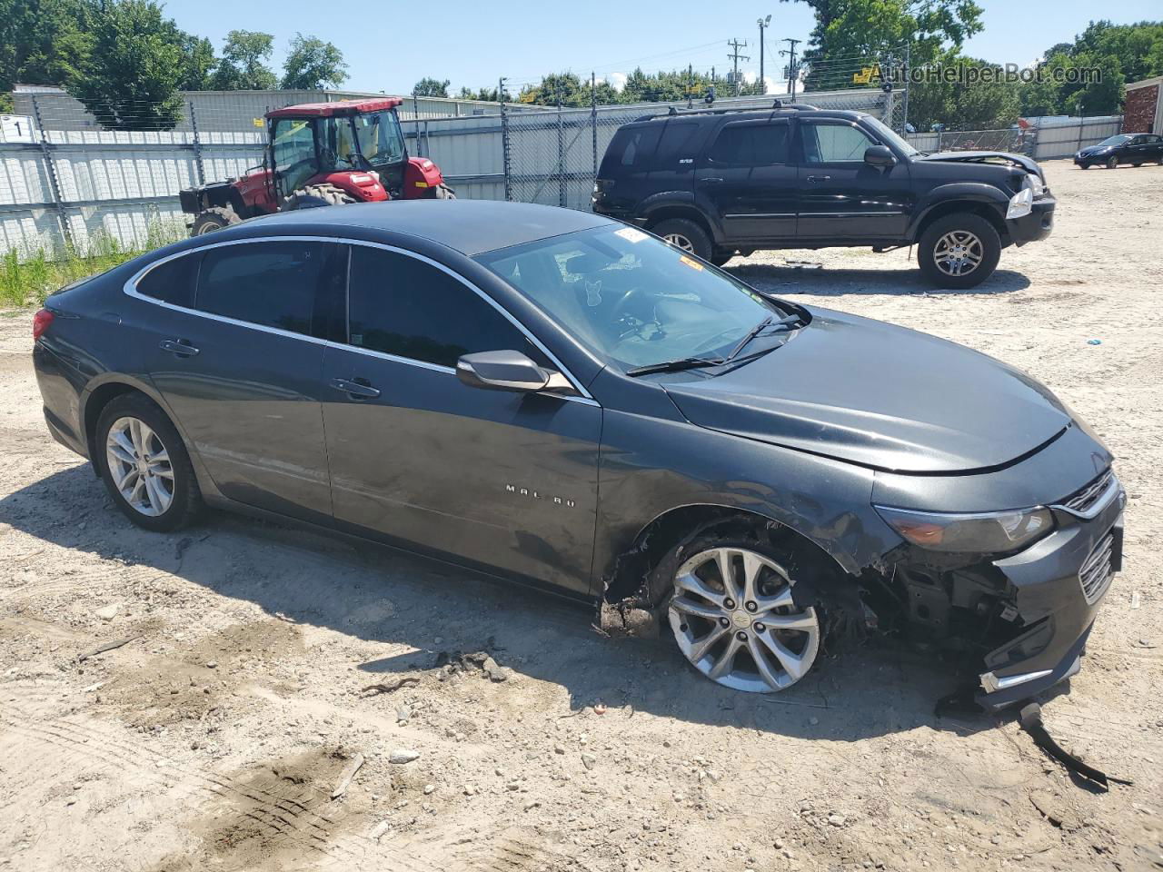 2017 Chevrolet Malibu Lt Gray vin: 1G1ZE5ST7HF192399