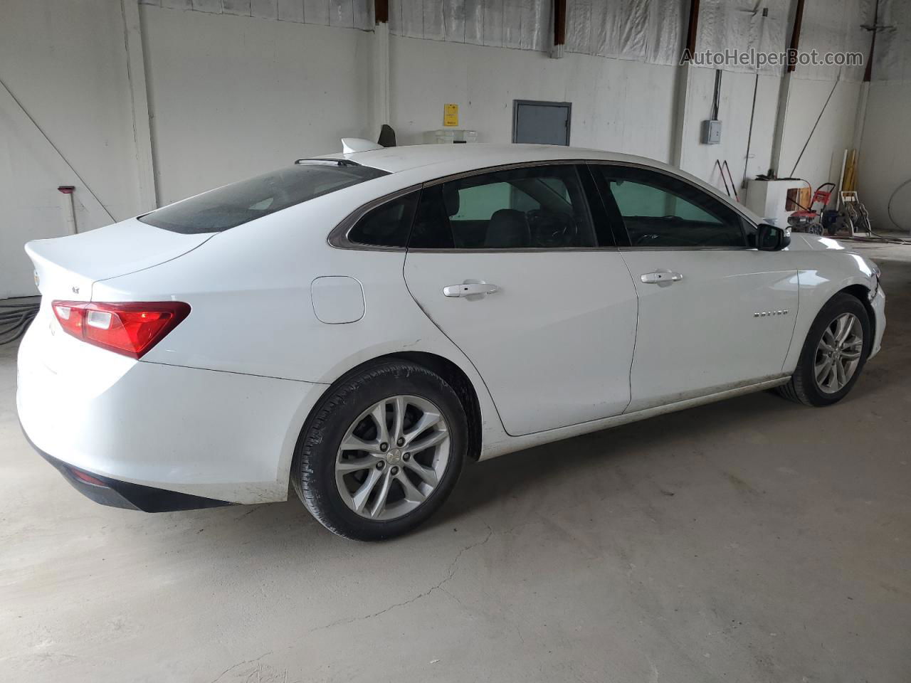 2017 Chevrolet Malibu Lt White vin: 1G1ZE5ST7HF201120