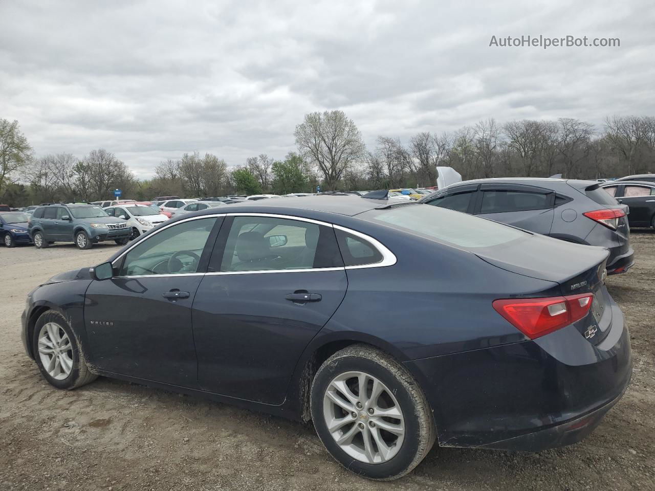 2017 Chevrolet Malibu Lt Blue vin: 1G1ZE5ST7HF201442