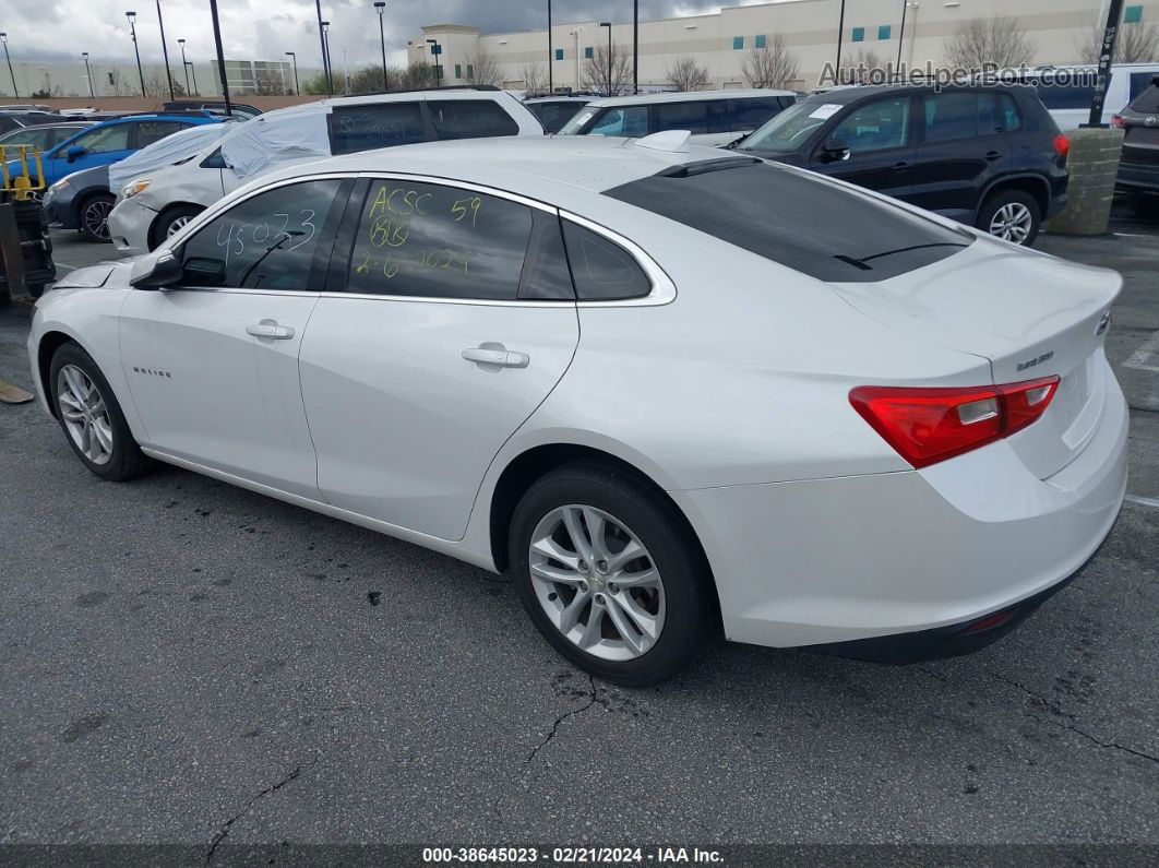 2017 Chevrolet Malibu 1lt White vin: 1G1ZE5ST7HF205586