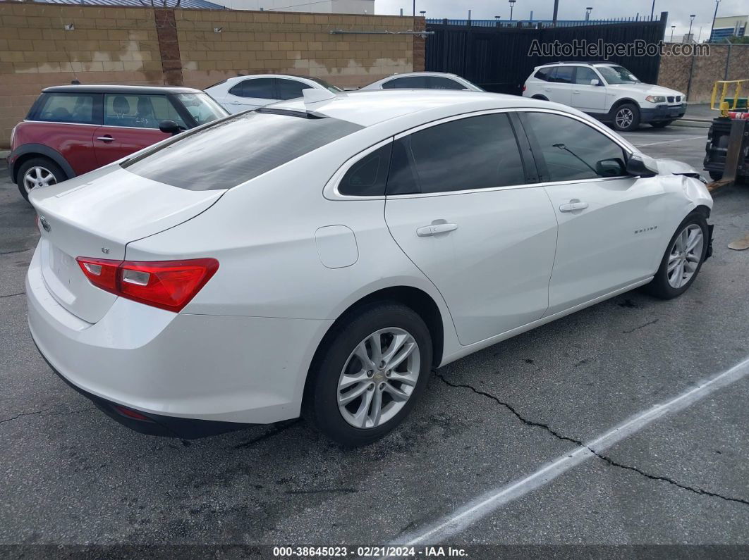 2017 Chevrolet Malibu 1lt White vin: 1G1ZE5ST7HF205586