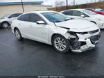 2017 Chevrolet Malibu 1lt White vin: 1G1ZE5ST7HF205586