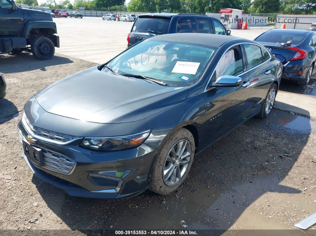 2017 Chevrolet Malibu 1lt Gray vin: 1G1ZE5ST7HF207662