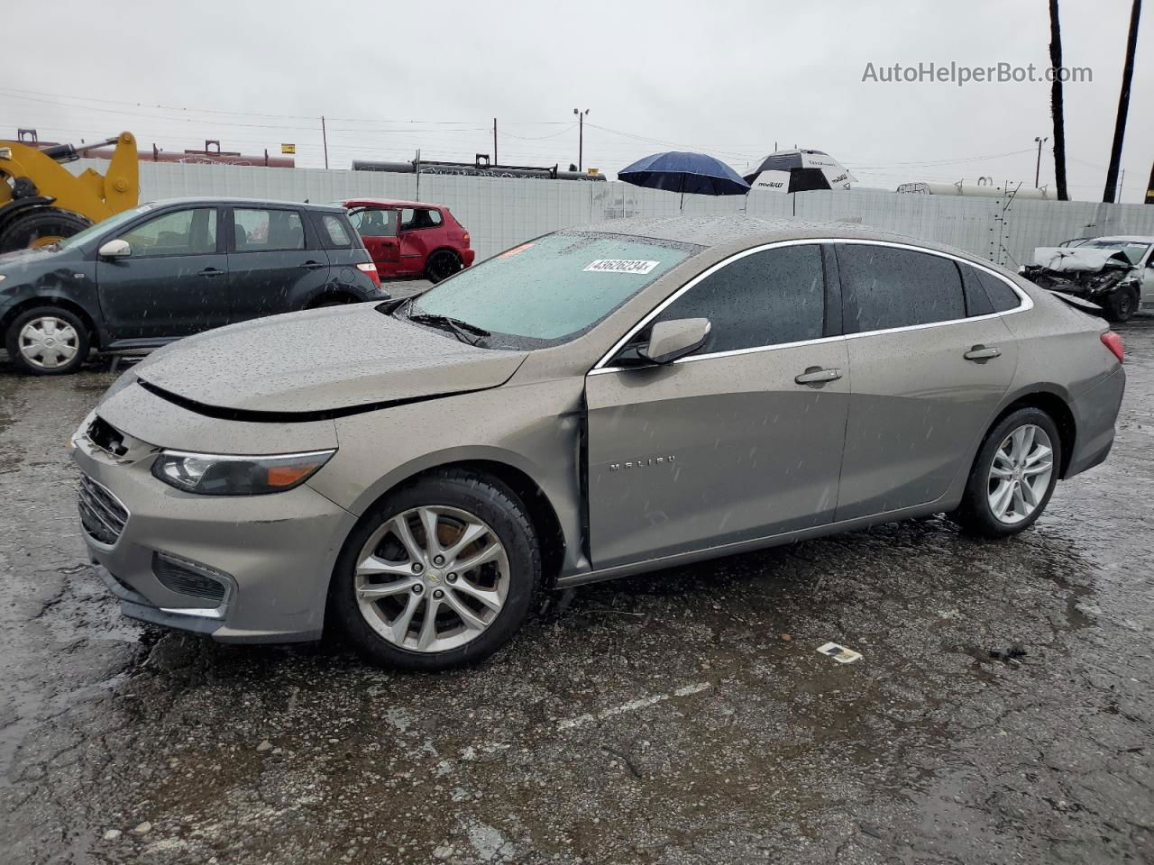 2017 Chevrolet Malibu Lt Золотой vin: 1G1ZE5ST7HF219827