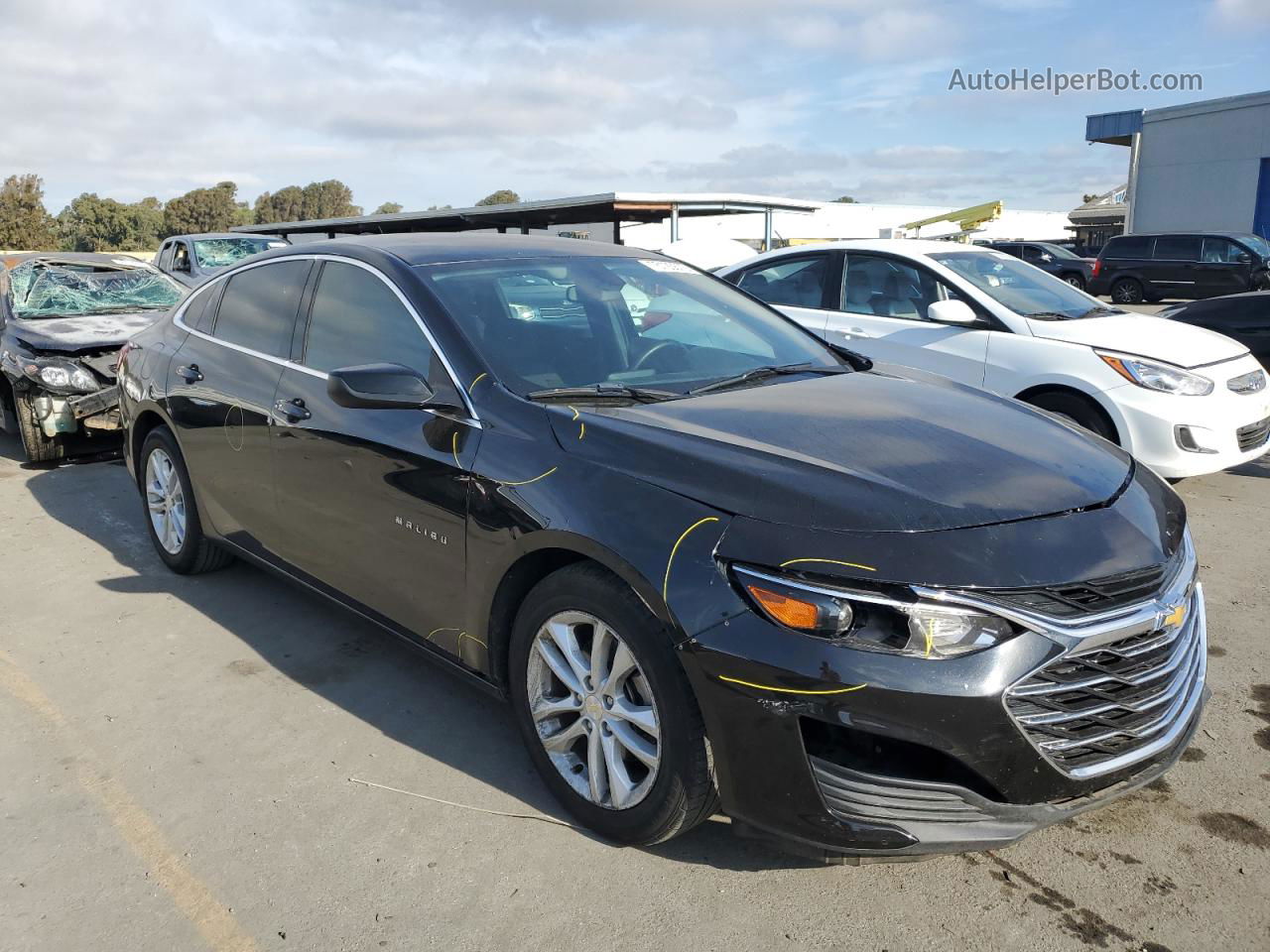 2017 Chevrolet Malibu Lt Black vin: 1G1ZE5ST7HF228298